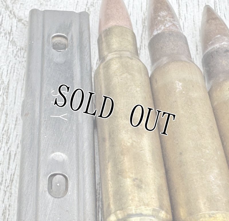 画像6: 米軍実物 7.62mm 空薬莢5連 薬莢 クリップ セット 使用済み 安全品 (6)