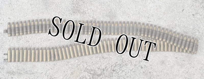 画像1: 米軍実物 薬莢 ダミーカート 100連発 5.56mm ベルトリンク (1)