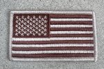 画像1: 米軍放出品 アメリカ国旗　星条旗　ワッペン　TAN (1)