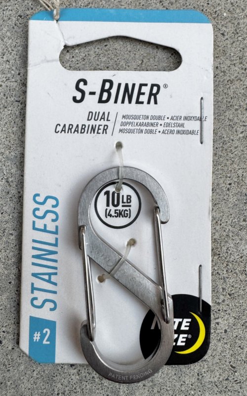 画像1: 米軍放出品 NITEIZE ナイトアイズ　S-Biner Plastic #2 エスビナー  (1)