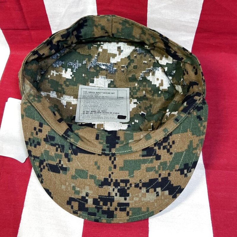 画像5: 米軍実物 US NAVY　ウッドランドマーパット　CAP　LARGE (5)