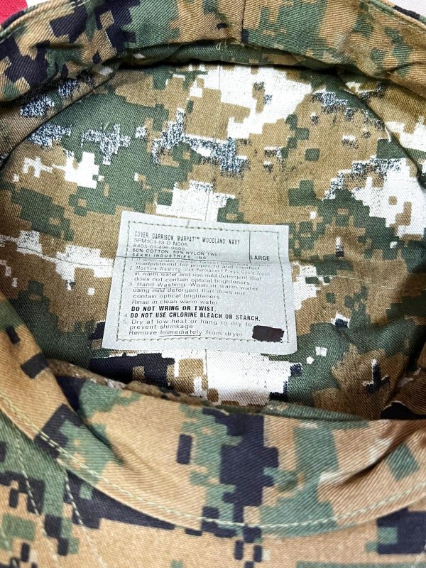 画像6: 米軍実物 US NAVY　ウッドランドマーパット　CAP　LARGE (6)