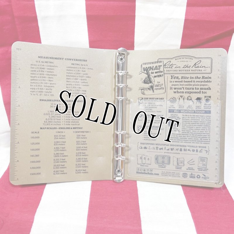 画像2: 米軍放出品　Rite In The Rain　FIELD BINDER (2)