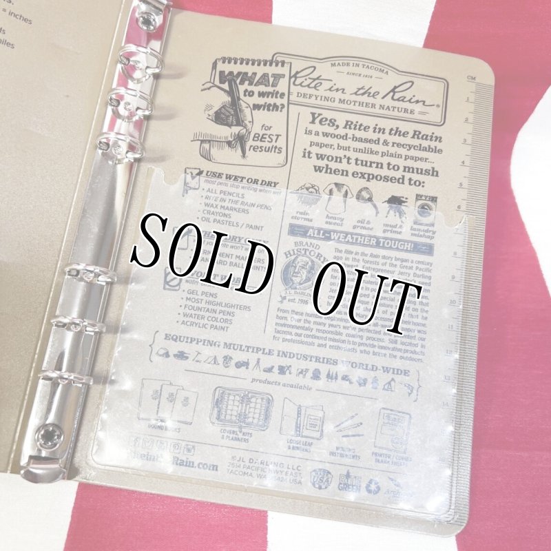 画像3: 米軍放出品　Rite In The Rain　FIELD BINDER (3)