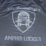 画像2: 沖縄海兵隊実物　AMPHIB LOCKER　Tシャツ　M (2)