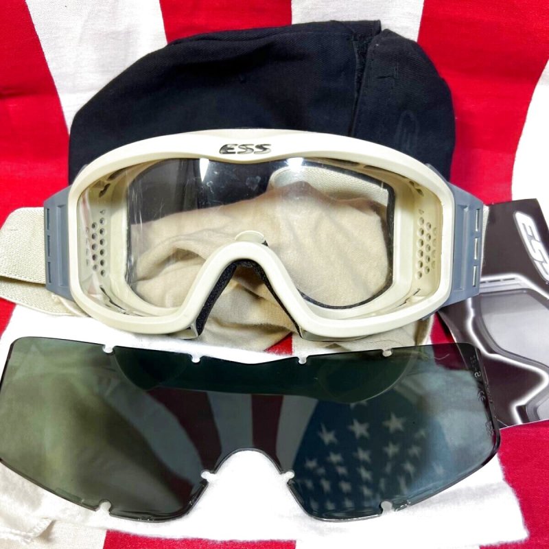 画像2: 米軍実物　ESS　ゴーグル　TAN (2)