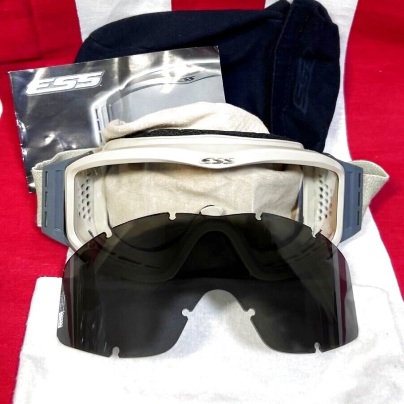 画像1: 米軍実物　ESS　ゴーグル　TAN (1)