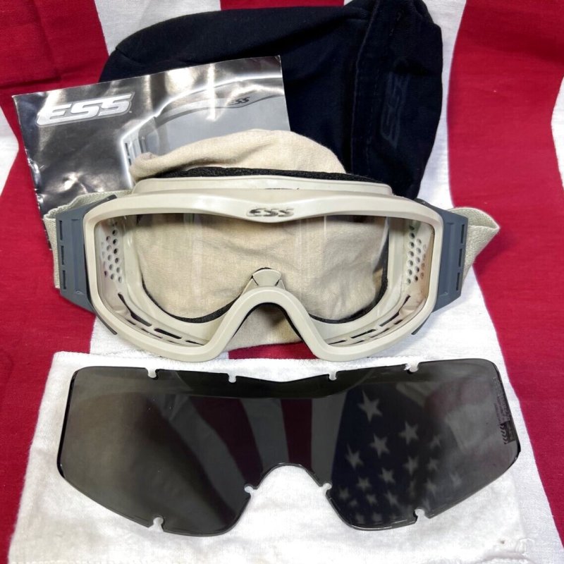 画像2: 米軍実物　ESS　ゴーグル　TAN (2)