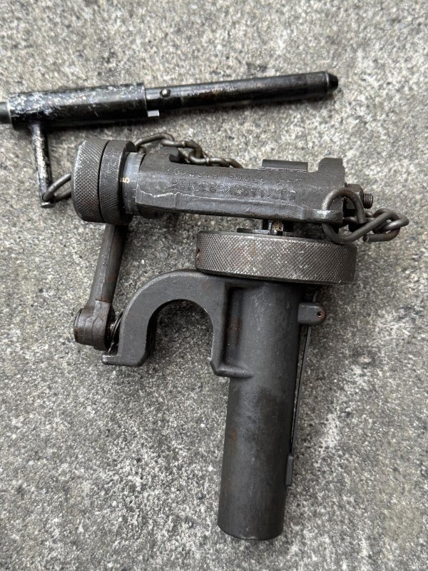 画像3: 米軍実物 Traverse and Elevation Mechanism T&E M2 トライポッド ブローニング (3)