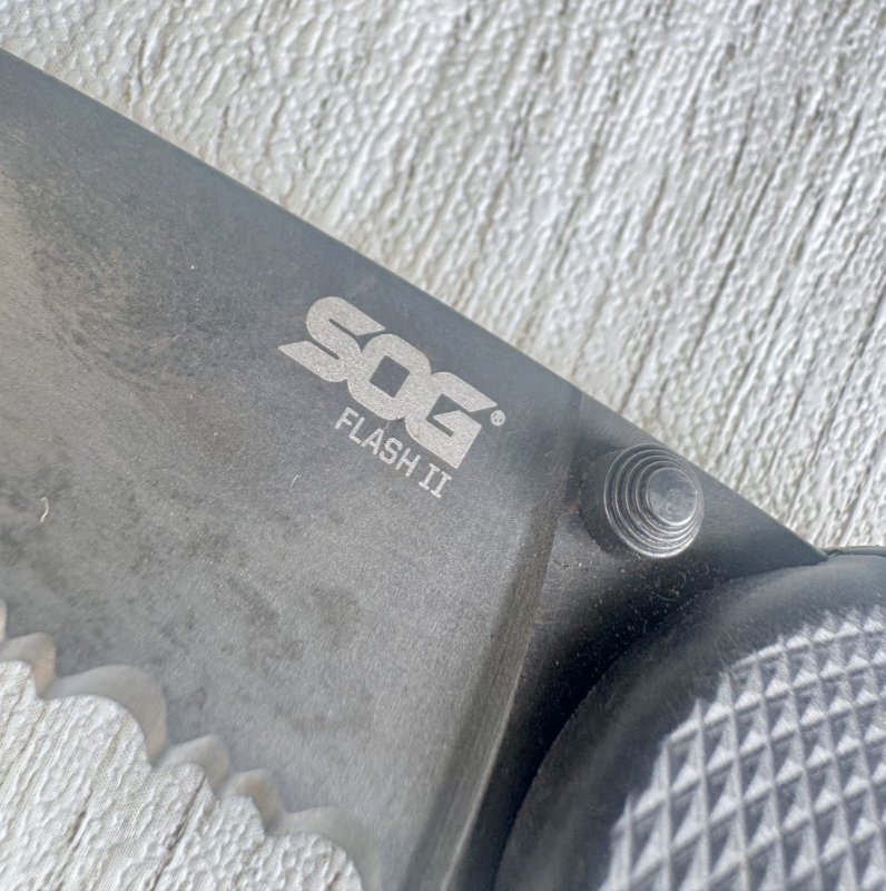 画像6: 米軍放出品 SOG TFSA98 Flash II フォールディング ナイフ (6)