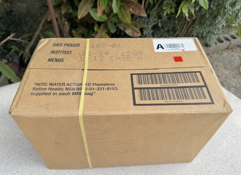 画像3: 米軍実物 ワーニック社 MREレーション/戦闘食 MENU-A 12個セット 2024年6月検品 (3)