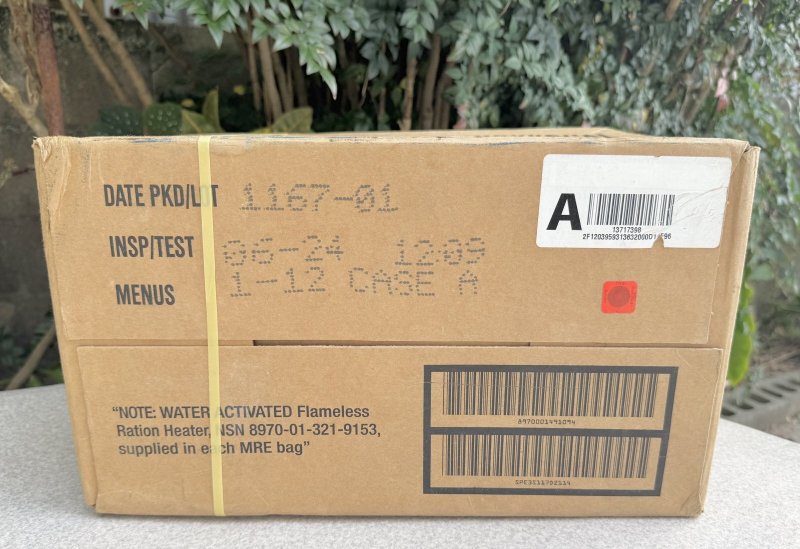 画像5: 米軍実物 ワーニック社 MREレーション/戦闘食 MENU-A 12個セット 2024年6月検品 (5)