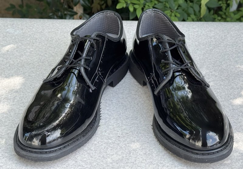 画像2: 米軍実物  CAPPS ベイツ SERVICE SHOES サービスシューズ オフィサーシューズ アメリカ製 (2)