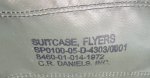 画像3: 米軍実物 ビンテージ SUITCASE FLYERS C.R.DANIELS,INC 1972年 スーツケース (3)