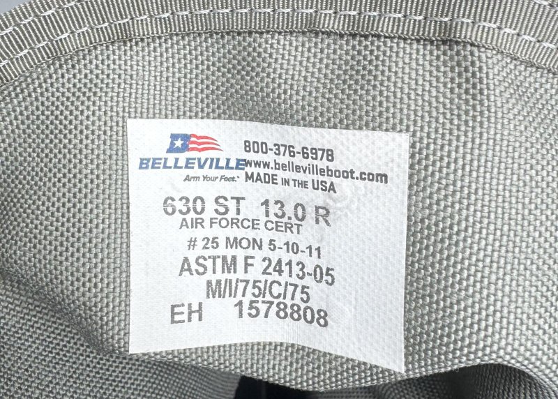 画像10: 米軍実物  Belleville 630 ST AIR FORCES  ブーツ (10)