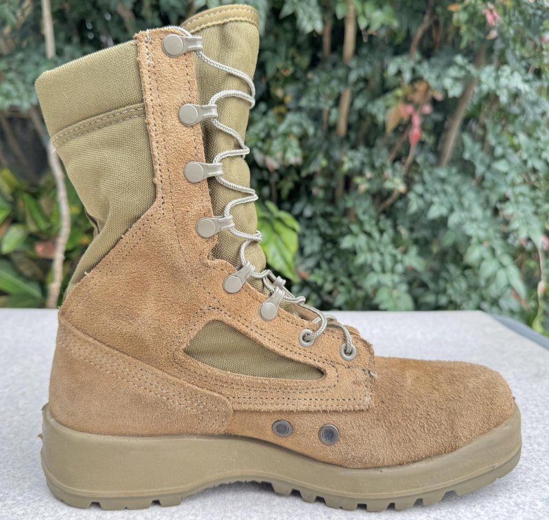 画像6: 米海兵隊実物 Belleville デザートマーパット コンバットブーツ 550 ST (6)