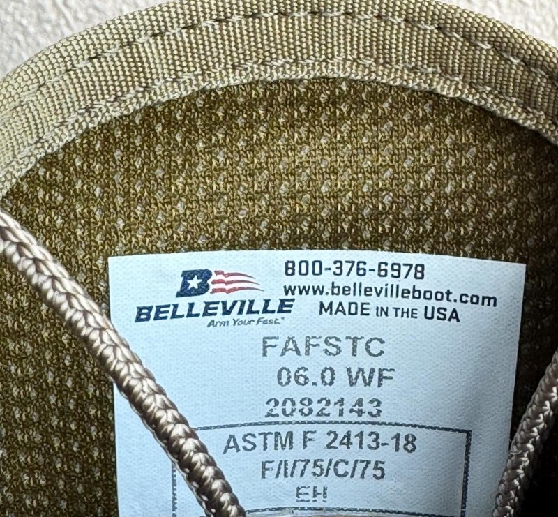 画像10: 米海兵隊実物 Billeville FAFSTC デザートマーパットブーツ 6 WF (10)