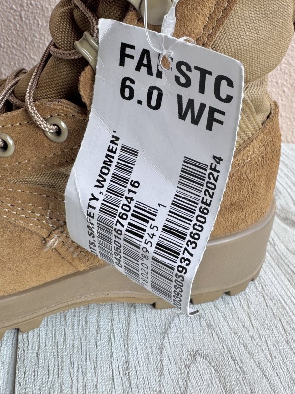 画像11: 米海兵隊実物 Billeville FAFSTC デザートマーパットブーツ 6 WF (11)