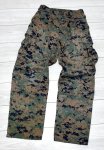 画像1: 海兵隊実物 USMC　ウッドランドマーパットパンツ　SMALL-SHORT (1)