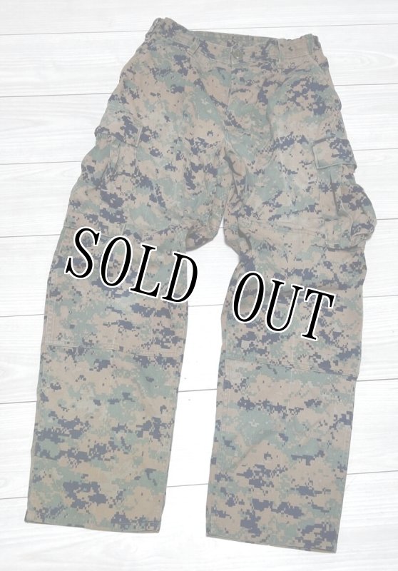 画像1: 海兵隊実物 USMC　ウッドランドマーパットパンツ　SMALL-SHORT (1)