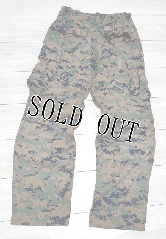 画像2: 海兵隊実物 USMC　ウッドランドマーパットパンツ　SMALL-SHORT (2)