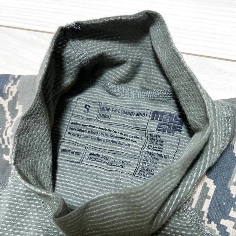 画像3: 米軍放出品　MASSIF　ABU　コンバットシャツ　SMALL (3)