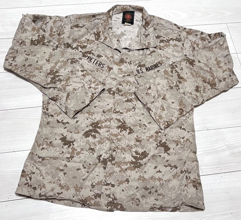 画像1: 米軍実物 USMC　デザートマーパット　ジャケット　MEDIUM-REGULAR (1)