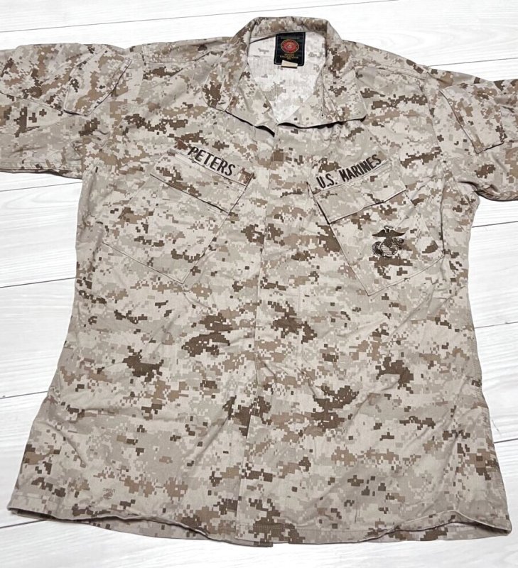 画像2: 米軍実物 USMC　デザートマーパット　ジャケット　MEDIUM-REGULAR (2)