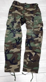米軍実物,ウッドランドカモ 迷彩パンツ LARGE-LONG ウッドランド.