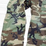 画像2: 米軍実物,ウッドランドカモ　迷彩パンツ　MEDIUM-LONG (2)
