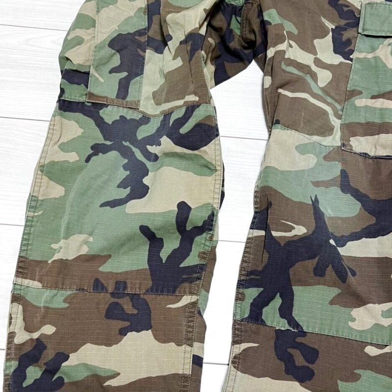画像2: 米軍実物,ウッドランドカモ　迷彩パンツ　MEDIUM-LONG (2)