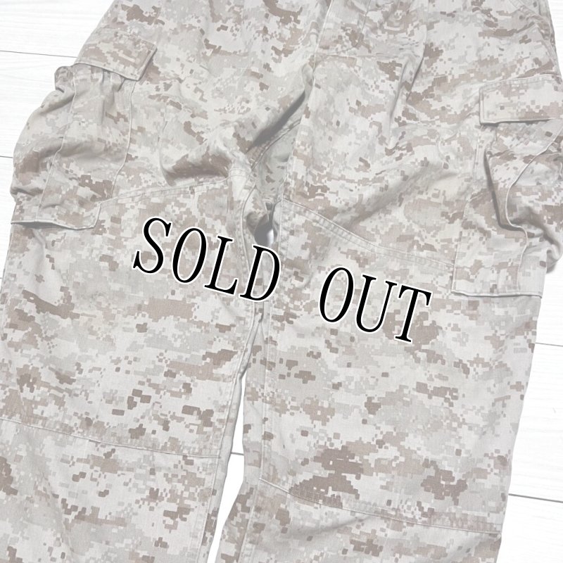 画像2: 米軍実物 USMC デザートマーパットパンツ　MEDIUM-SHORT (2)