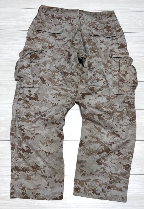 画像3: 米軍実物 USMC デザートマーパットパンツ　MEDIUM-SHORT (3)
