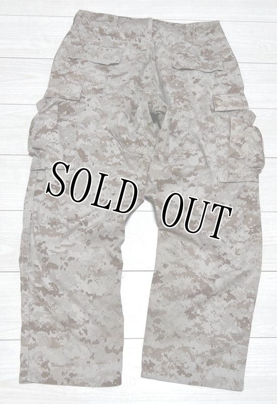 画像3: 米軍実物 USMC デザートマーパットパンツ　MEDIUM-SHORT (3)