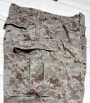 画像6: 米軍実物 USMC デザートマーパットパンツ　MEDIUM-SHORT (6)