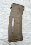 画像2: 米軍実物 MAGPUL PMAG 30 GEN M3 AR-15/M4/M16 30連マガジン   WINDOW 両窓 30rd マグ 5.56mm コヨーテタン (4) (2)