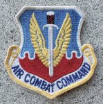 画像1: 米軍実物 アメリカ空軍 航空戦闘軍団 ACC フルカラー パッチ ワッペン  (1)