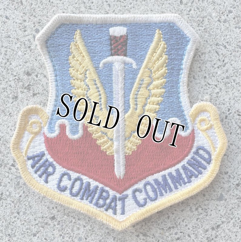 画像1: 米軍実物 アメリカ空軍 航空戦闘軍団 ACC フルカラー パッチ ワッペン  (1)