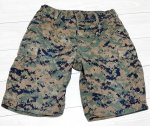 画像1: 海兵隊実物 USMC ウッドランドマーパットハーフパンツ　MEDIUM (1)