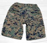 画像2: 海兵隊実物 USMC ウッドランドマーパットハーフパンツ　MEDIUM (2)