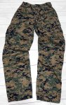 画像1: 海兵隊実物 USMC　ウッドランドマーパットパンツ　28-SHORT (1)