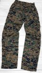 画像2: 海兵隊実物 USMC　ウッドランドマーパットパンツ　28-SHORT (2)