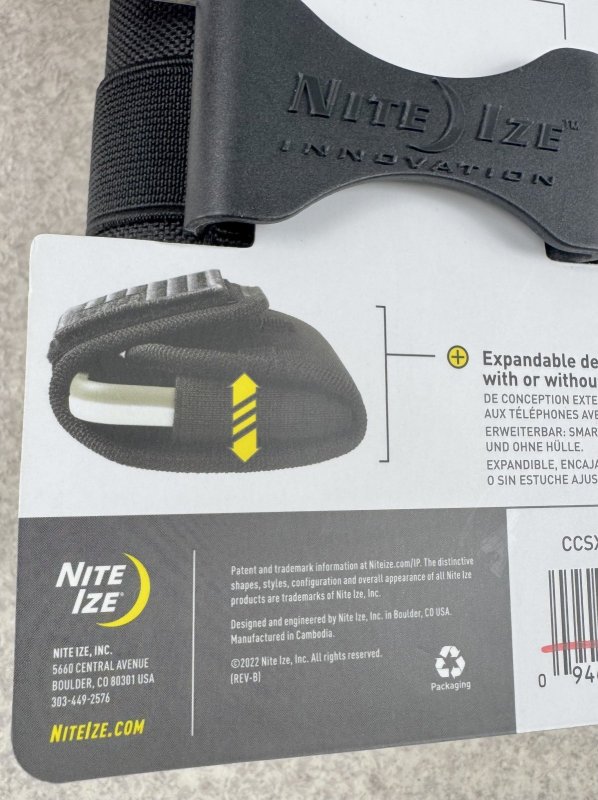 画像10: 米軍放出品 Nite Ize Clip Case Horizontal Universal Phone Holster XL USA Patch (10)