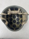 画像14: 米海軍放出品 実物 ACH スペシャル デフェンス システム ヘルメット マウントセット (14)