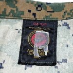 画像4: 米軍実物,USMC　ウッドランド マーパットジャケット リメイク ショートスリーブ　SMALL (4)