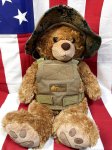 画像1: 米軍放出品 USMC 海兵隊 ミリタリー オードナンスプレキャリ着用ベアー　 (1)