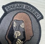 画像2: 米軍放出品 Sneaki Breeki バッチ (2)