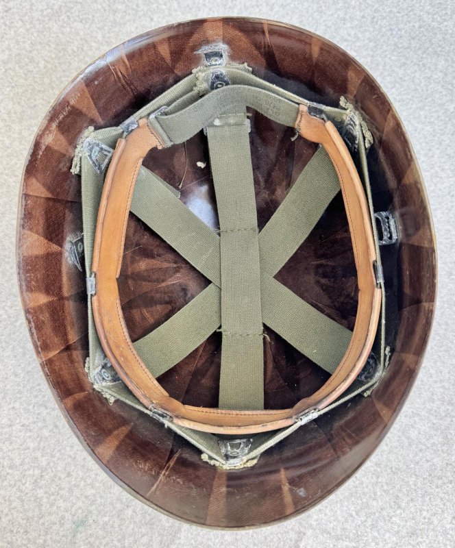 画像9: 米軍実物 ベトナム M2　ヘルメット (9)