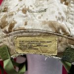 画像5: 米軍海兵隊実物 USMC  LWH ライトウェイトヘルメット　 ウッドランドマーパット・デザート　リバーシブルヘルメットカバー (5)