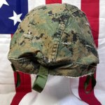 画像6: 米軍海兵隊実物 USMC  LWH ライトウェイトヘルメット　 ウッドランドマーパット・デザート　リバーシブルヘルメットカバー (6)